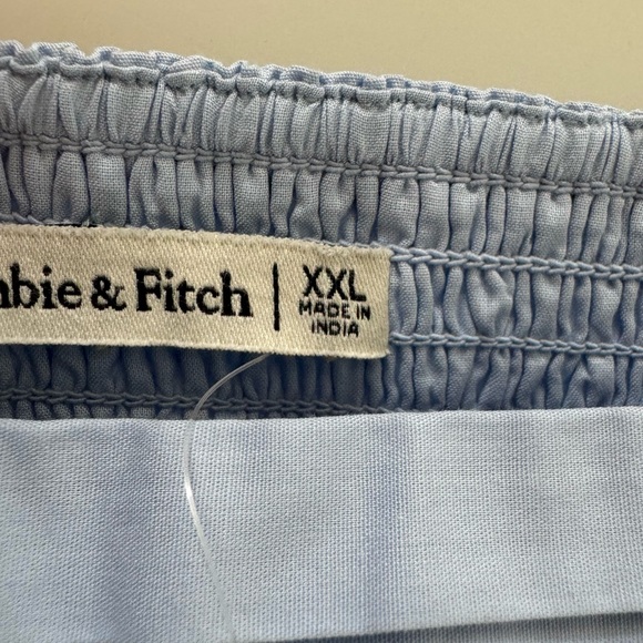 A&F Emerson Poplin Puff Sleeve Mini Dress - Picture 7 of 8